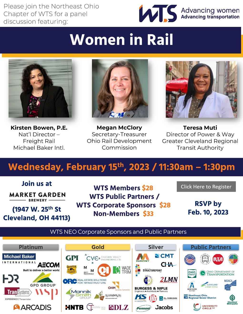 Women in Rail Panel Discussion WTS